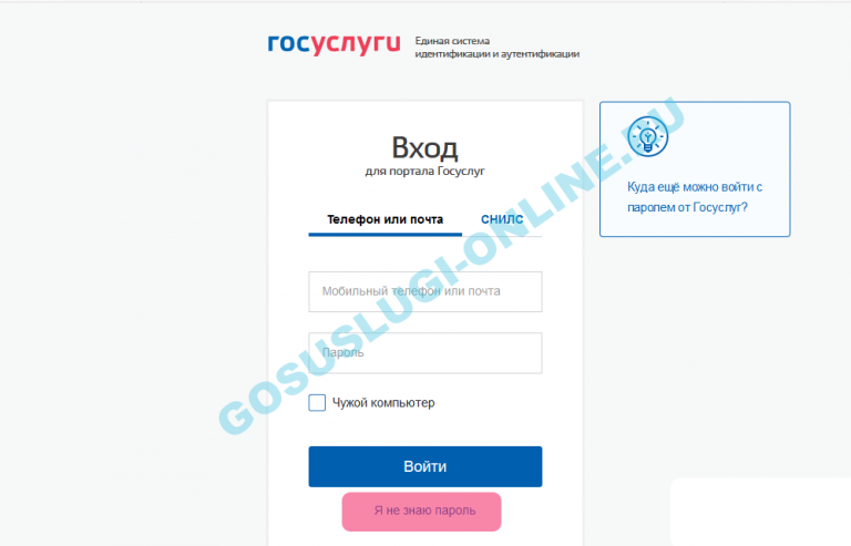 Как поставить пароль в госуслугах на компьютере